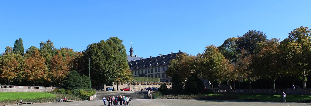 Blick vom Domplatz zum Stadtschloss Fulda - KE