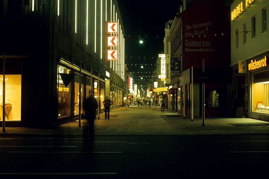 Marktstrasse bei Nacht