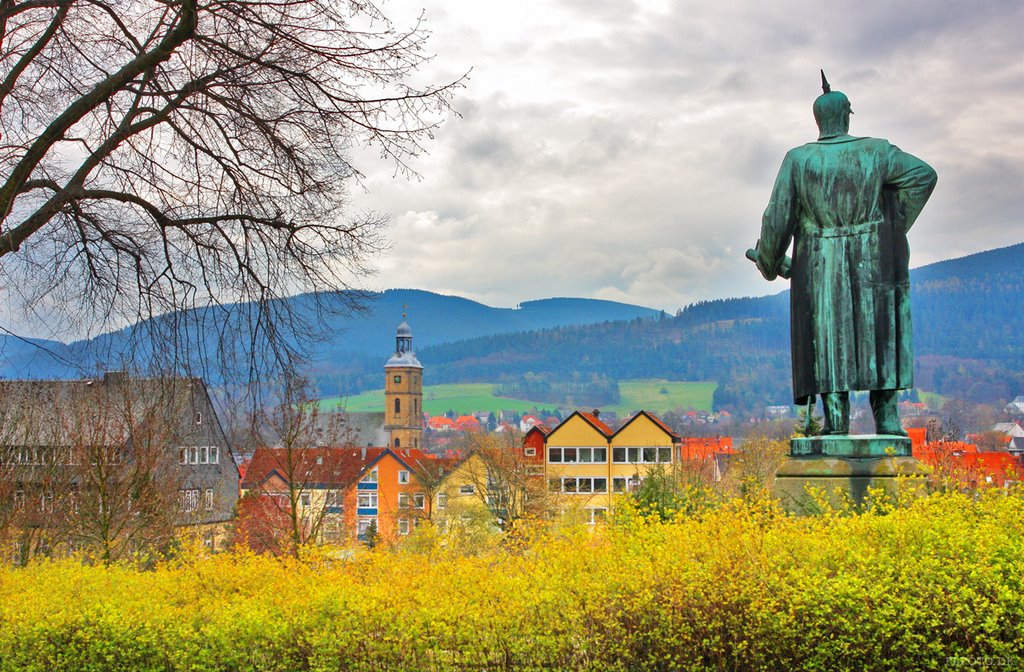 Otto von Bismarck watching Goslar