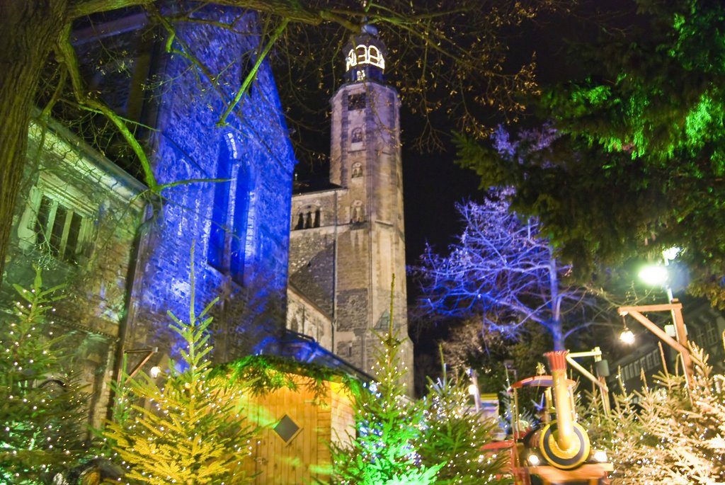 Kindereisenbahn auf dem Weihnachtsmarkt Goslar