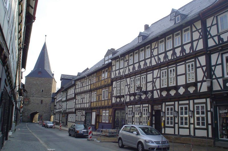 "Breiterthor" and "Hotel Goldene Krone", Breitestrasse, Goslar