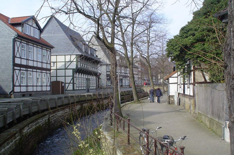 The idyllic canal in Goslar