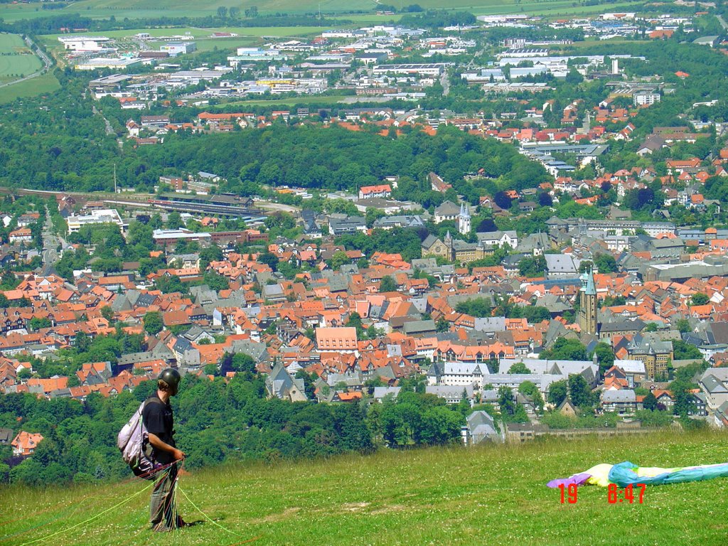 Goslar desde el cerro Rammelsberg