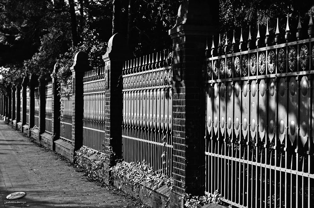 Zaun, Nordwolle, Delmenhorst - (C) by Salinos_de NI