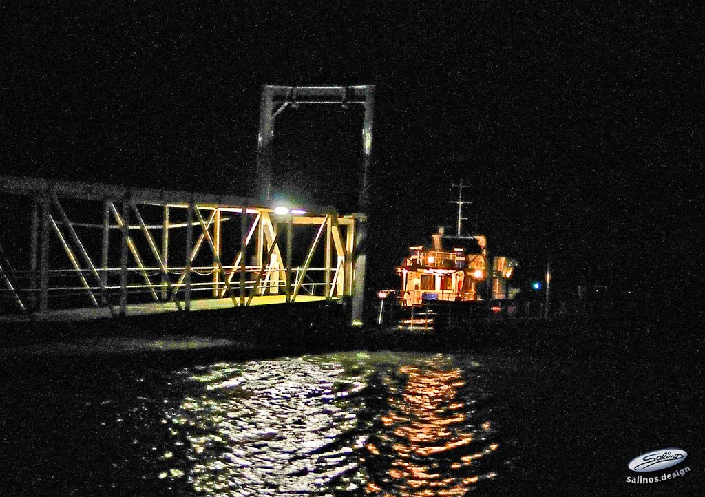 Cuxhaven, Grimmershörner Bucht bei Nacht - (C) by Salinos_de NI