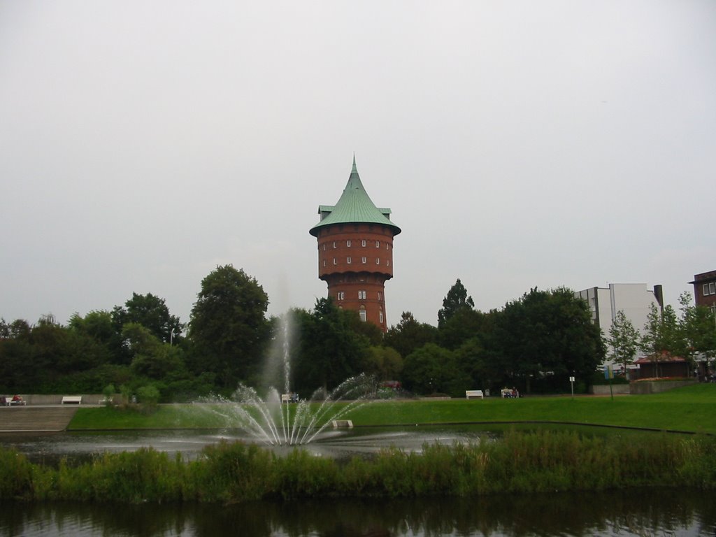 Cuxhaven,Wasserturm von Deichstraße