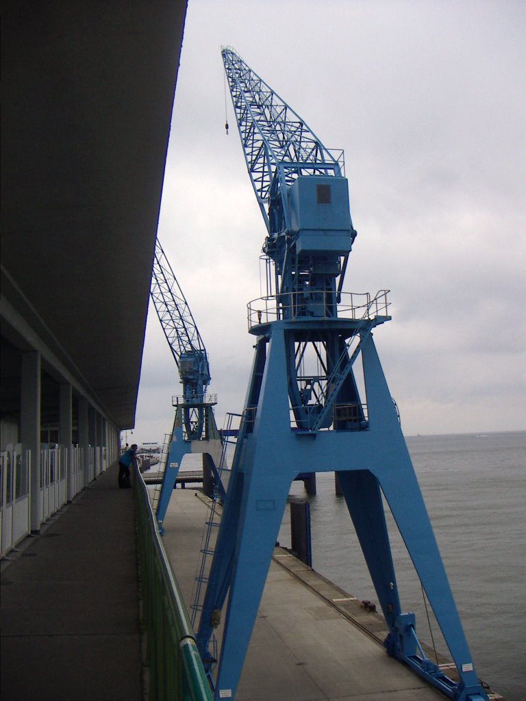 Cuxhaven - Steubenhöft / Kräne