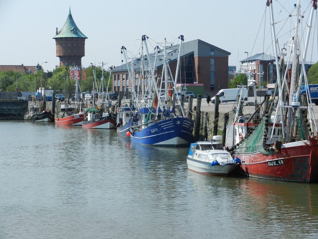 Cuxhaven  (vom Boot aus gesehen)