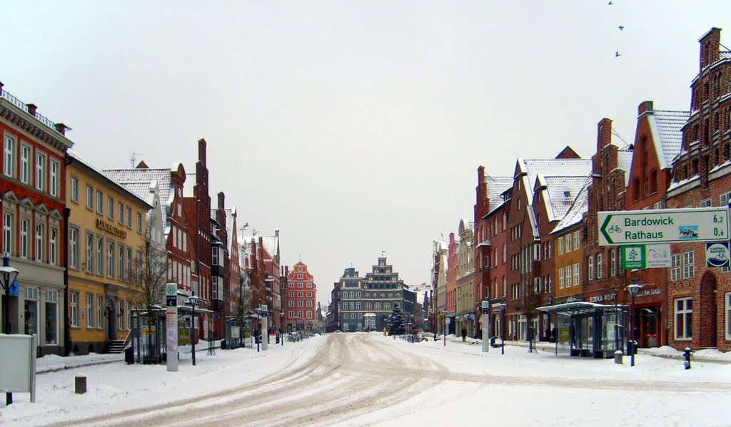 Am Sande , das Zentrum Lüneburgs / Am Sande ,  the center of Lüneburg