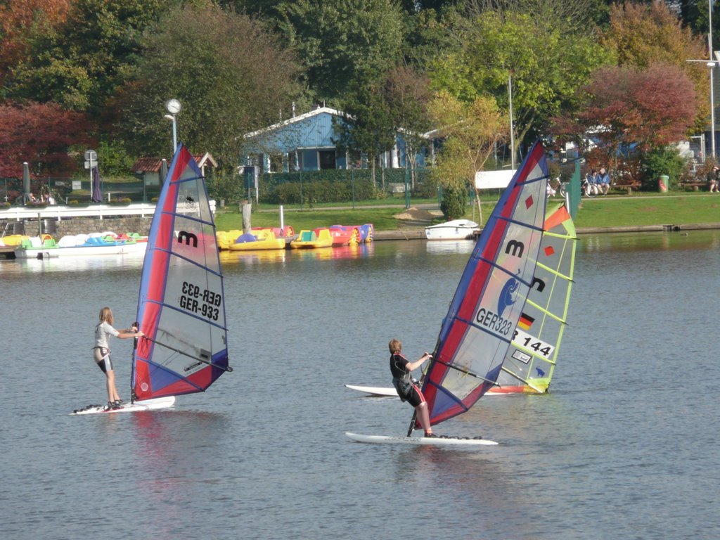 Nordhorn - Surfen auf dem Vechtesee