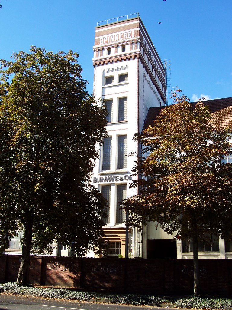 alter Spinnerei Turm der Firma Rawe