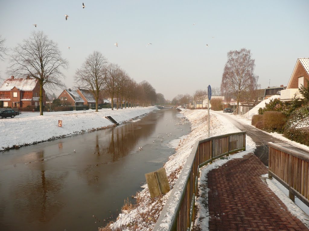 Nordhorn - Winter am Ems-Vechte-Kanal