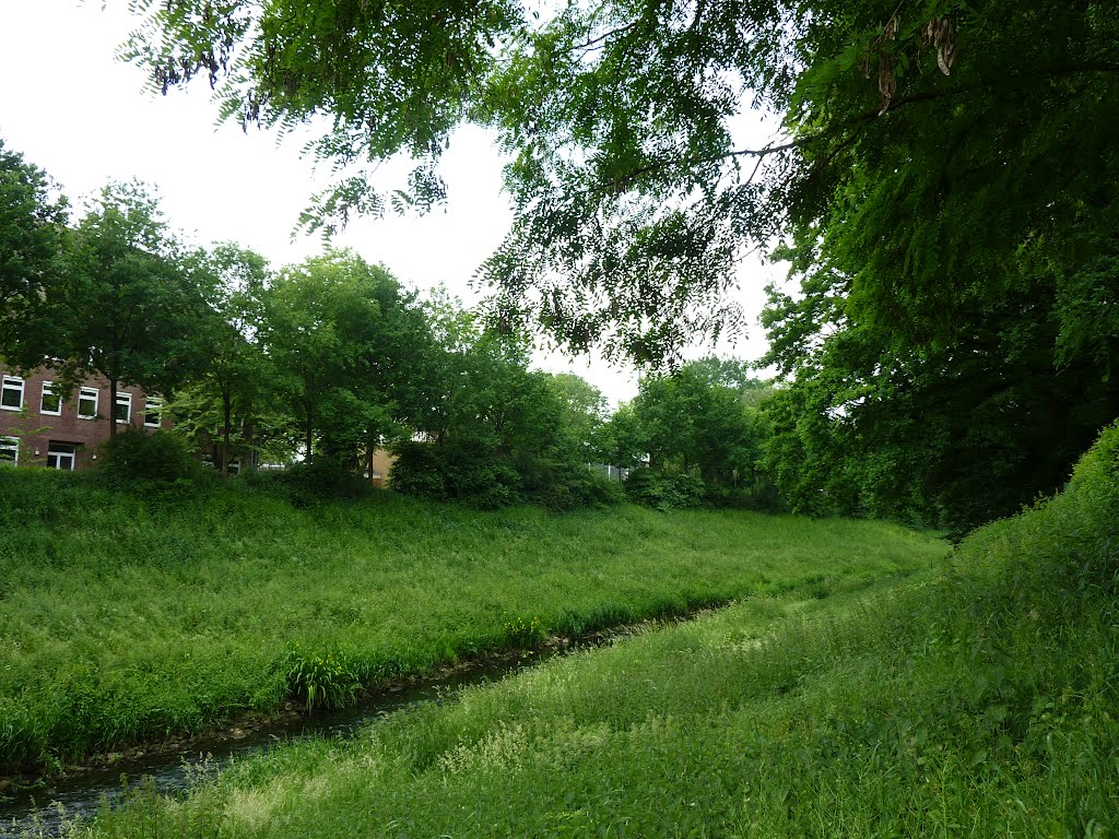 Blick von der Montivilliersbrücke in Nordhorn