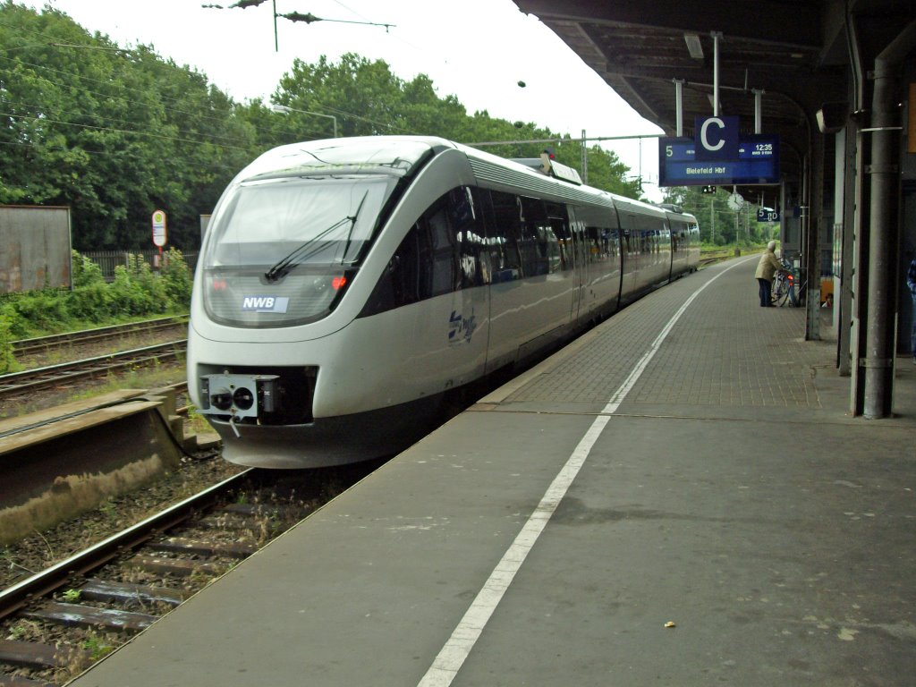 Osnabrück HBF: VT643 der NWB
