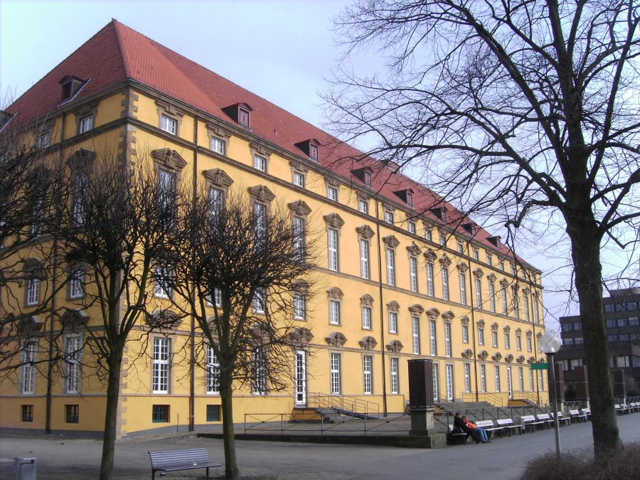 Schloss Osnabrück vom Schlossgarten