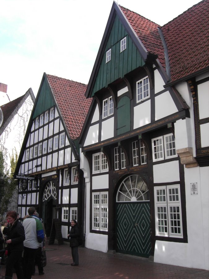 Alte Fachwerkhäuser in Osnabrück
