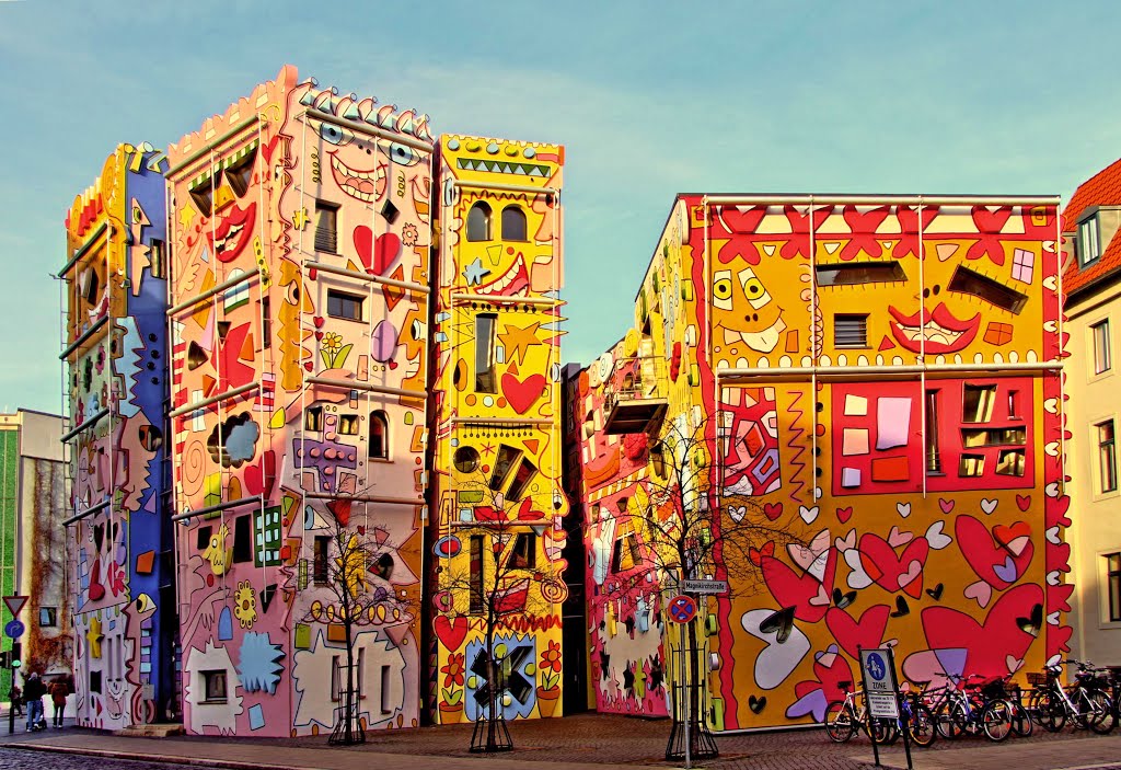 Happy RIZZI House, Braunschweig, In Warm Winter Light