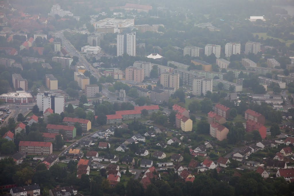 Luftaufnahme | Salzgitter City | Innenstadt | Kattowitzer Straße