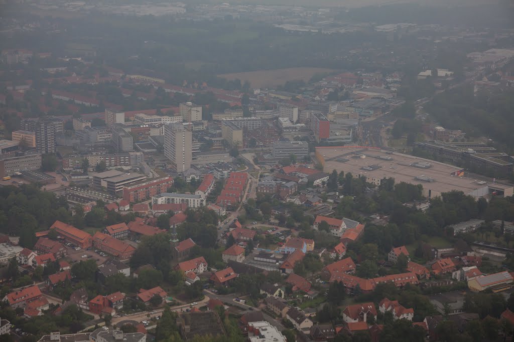 Luftaufnahme | Salzgitter City | Innenstadt | CityCarree | Oskar Kämmer Schule