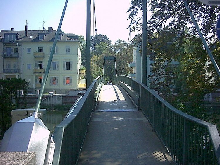 T - Hängebrücke über die Nahe