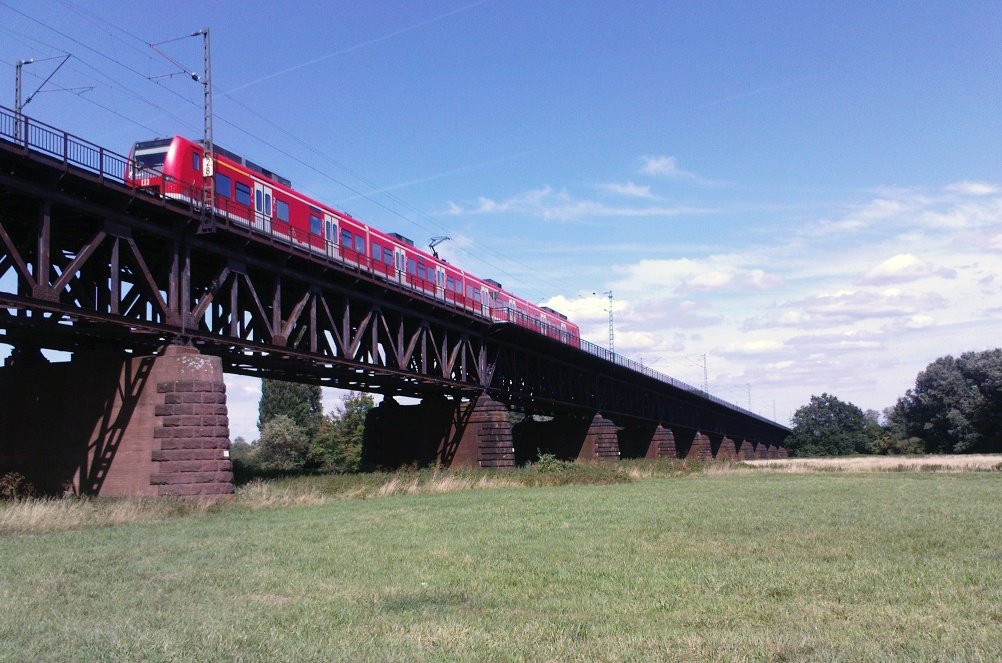 Bahnbrücke über die Maulbeeraue