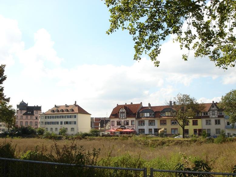 Blick auf Häuser an der Bebelstraße