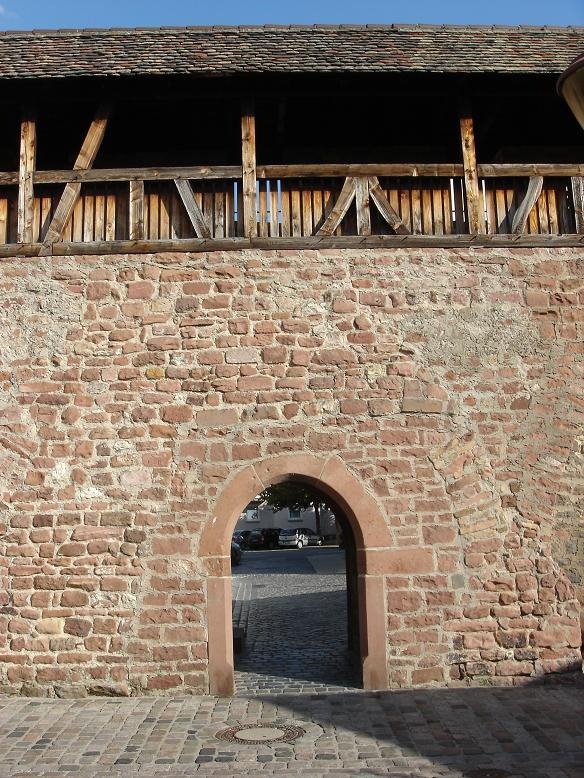 Durchlass in Stadtmauer