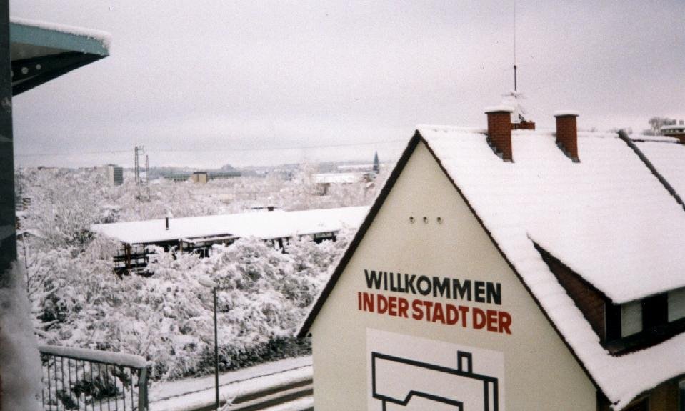 Kaiserslautern, Trippstadter Straße von Wilhelm-Raabe-Straße aus
