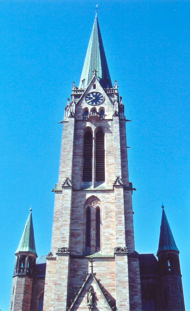 Kaiserslautern, Turm der katholischen Kirche St.Maria