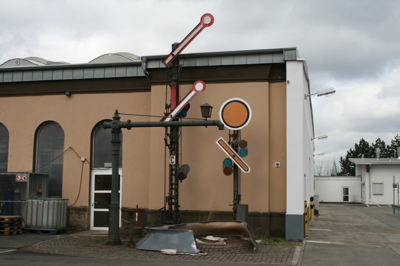 Signal training school at DB Kaiserslautern depot.