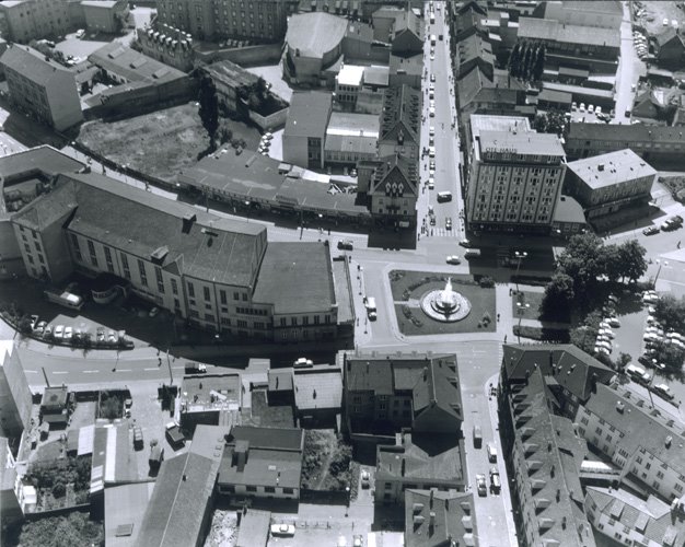 Luftaufnahme aus den 60er Jahren