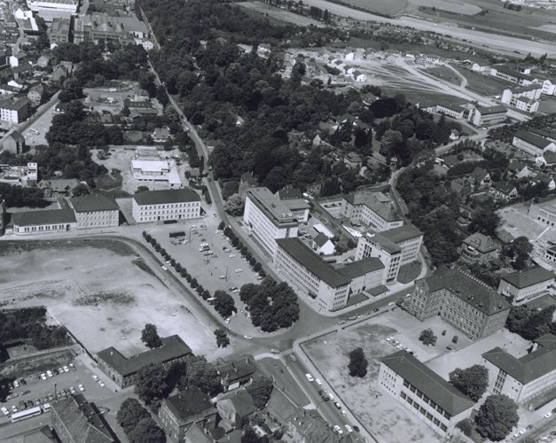 Luftaufnahme aus den 60er Jahren