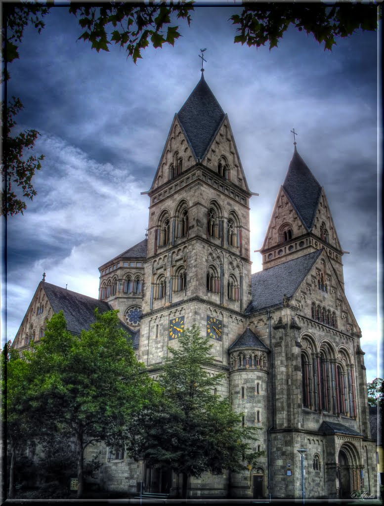 Herz-Jesu-Kirche, Koblenz, built 1900, UNESCO-Weltkulturerbe
