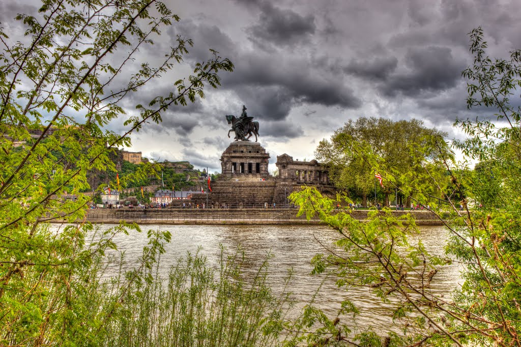 Deutsches Eck mit Kaiser Wilhelm
