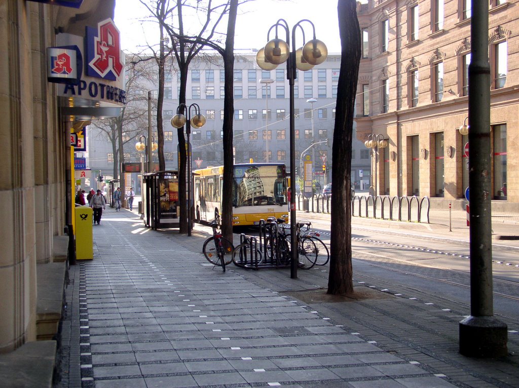 The Bus Stop at Mainz Münsterplatz