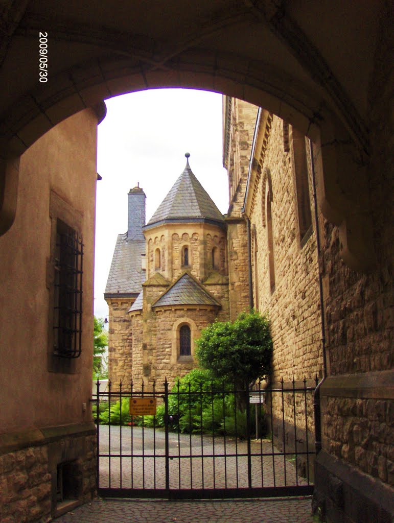 Entrance to the Church courtyard at Sankt Paulos Cathedral, Trier