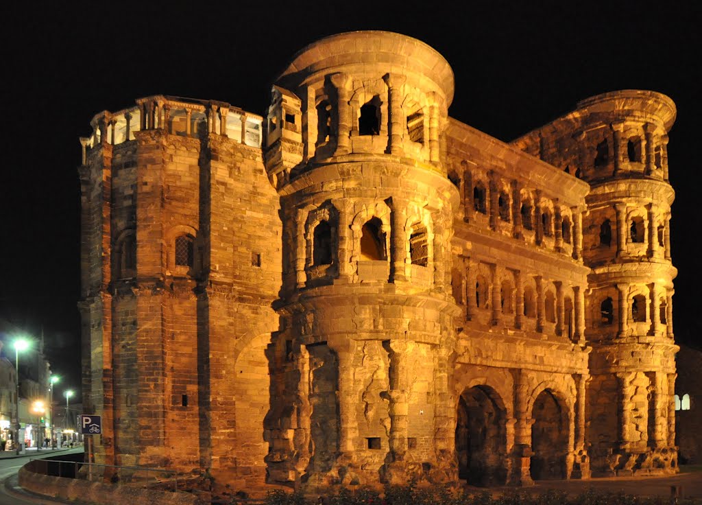 Porta Nigra in the night