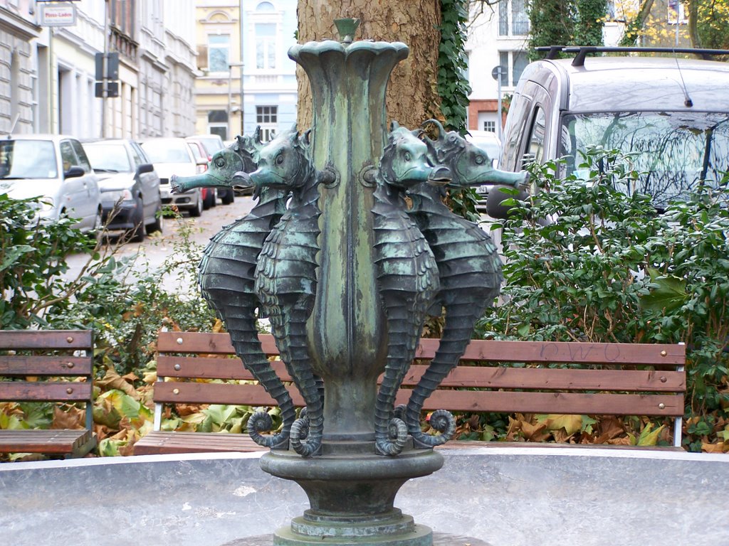 Seepferdchenbrunnen Burtscheid Kapellenplatz