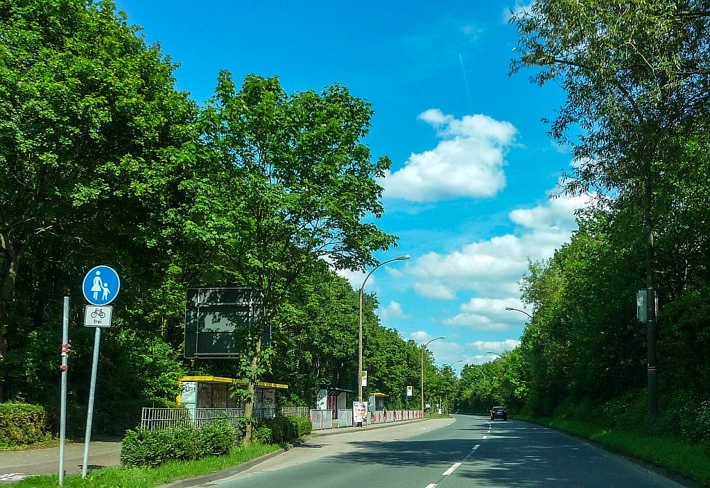 Bushaltestellen an der B58 in Ahlen