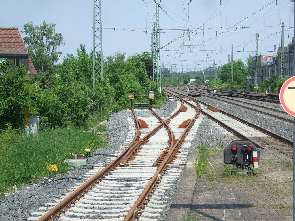 Sperrsignal 1 und Schutzweiche