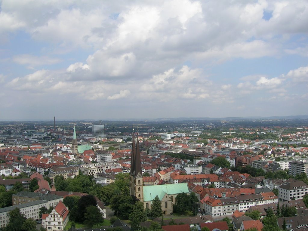 Bielefeld v. Burgturm-Live cam bei panoramablick.com-