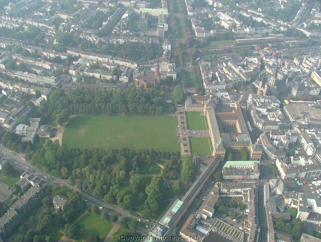 Hofgarten aus Helicopter