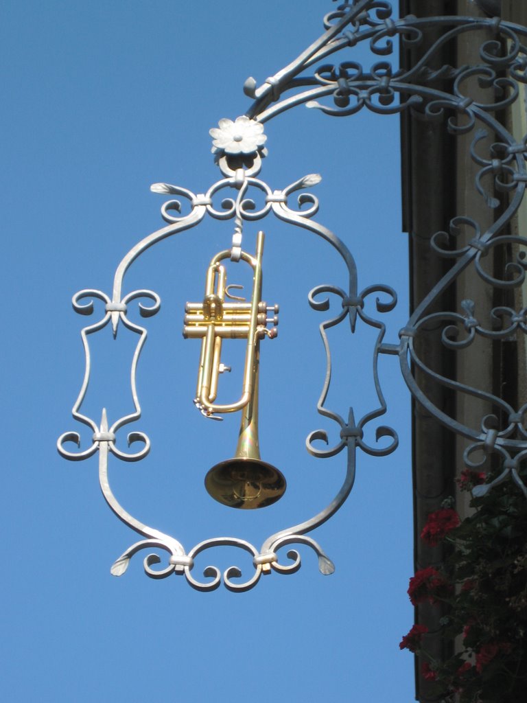 BN Beuel Zunftschild einer Meisterwerkstatt für Metallblasinstrumente