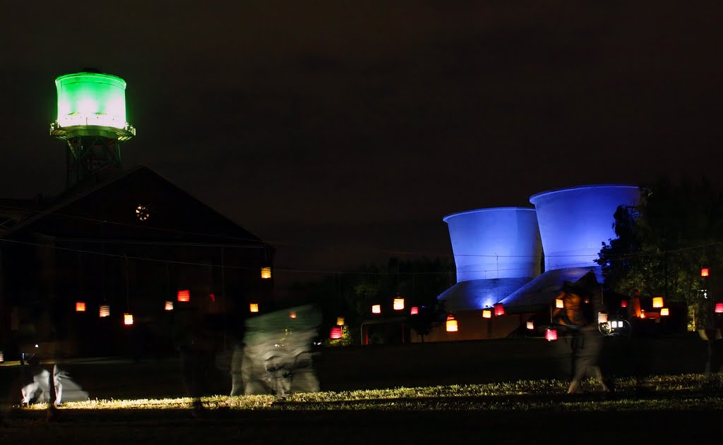 ExtraSchicht - Lichtinstallation im Westpark
