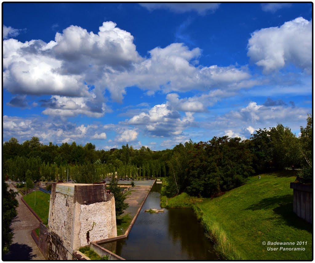 ¤{B} - Blick von der Nordpolbrücke _ August 2011