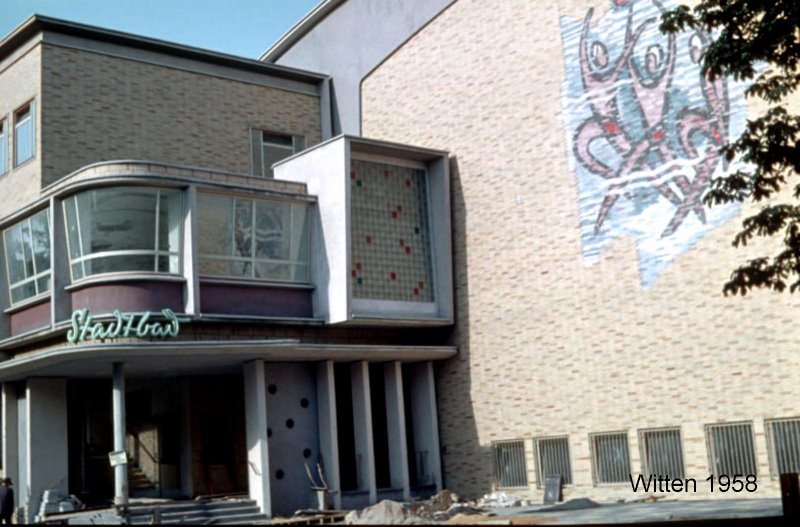 Witten damals: Eingang Stadtbad