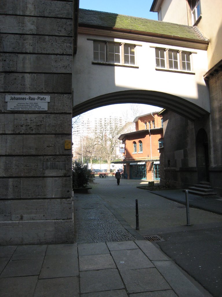 Venezianisches am Johannes-Rau-Platz
