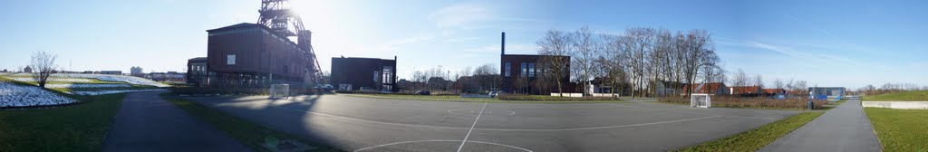 Consol-Park mit Zeche Consolidation 3/4/9 - Panorama