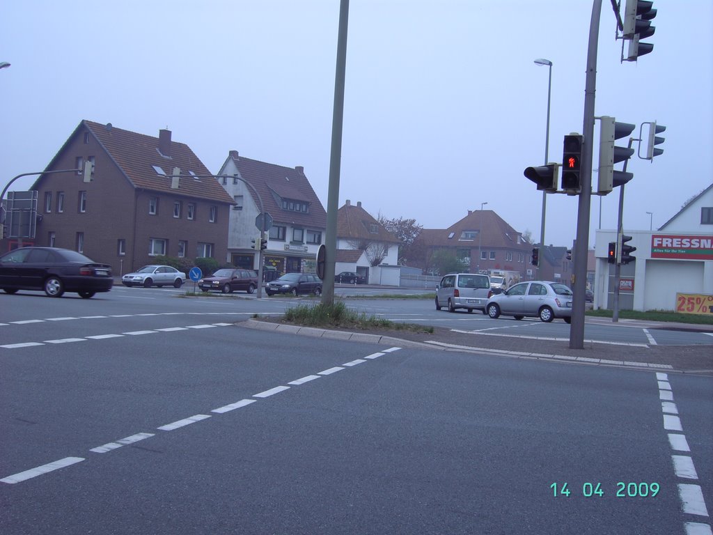 Kreuzung B61 / Brockhäger Straße