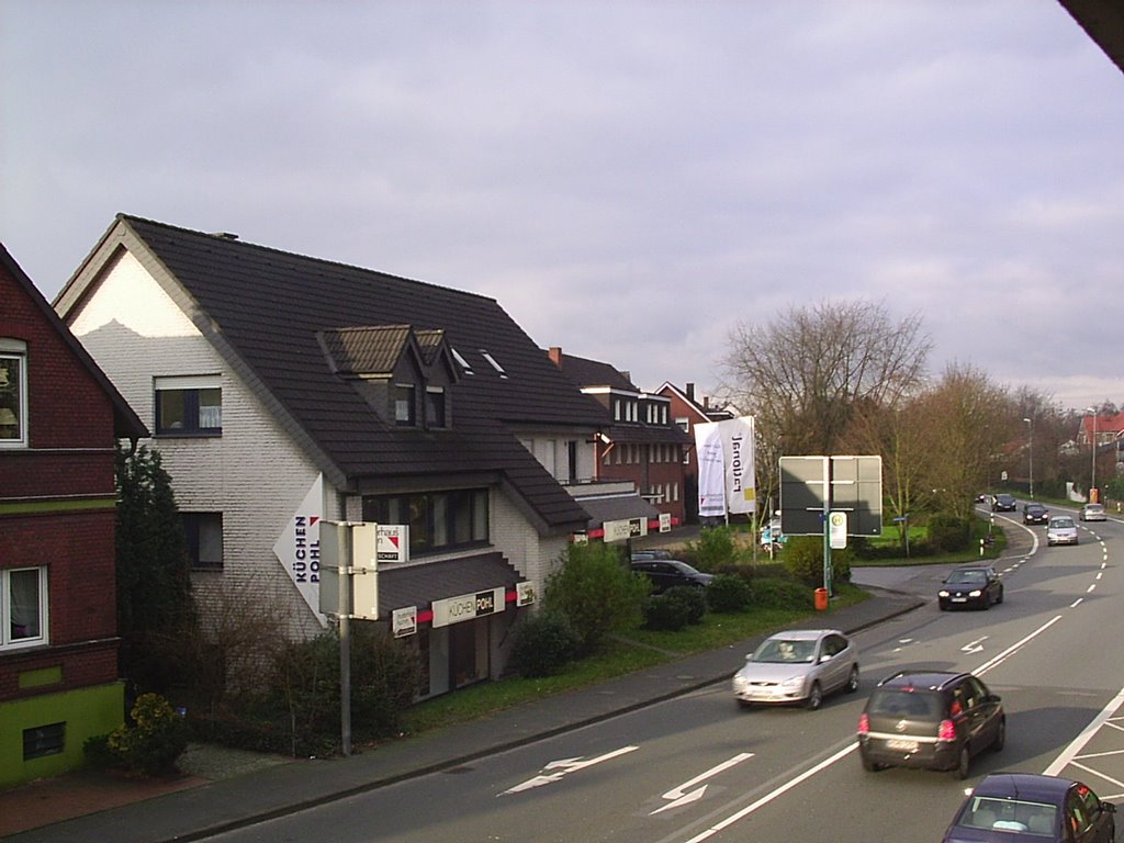 Marienfelder Straße in Richtung Kaserne